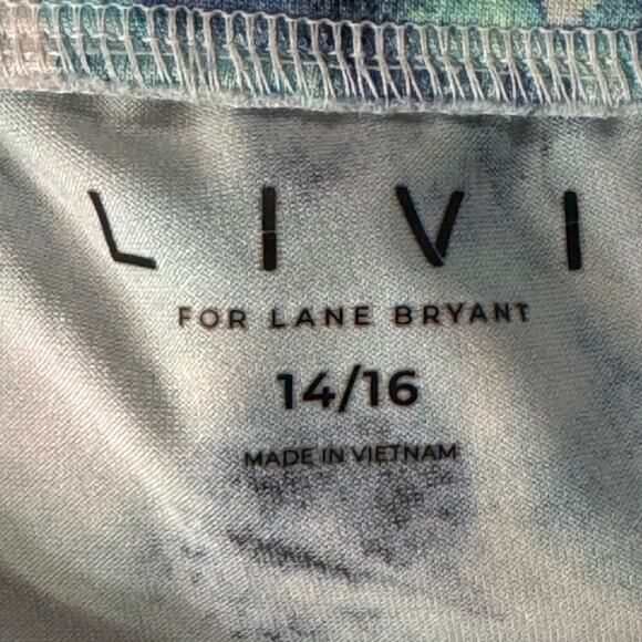 LIVI Lane Bryant SZ 14/16 Skort Tie-Dye Stretch Pockets Attached Briefs Pull-On - Picture 6 of 8